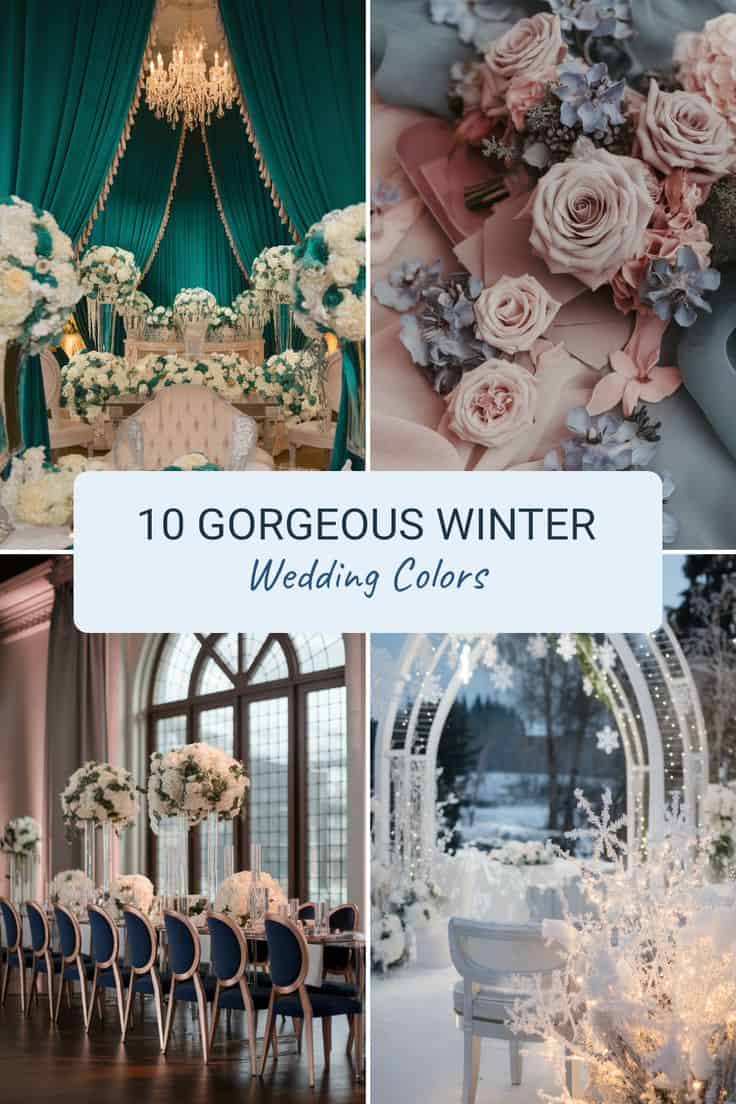 Stunning Winter Wedding Colors To Inspire Your Big Day Southern