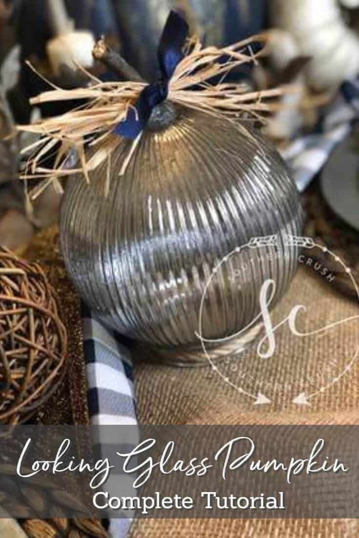 Rustic Pumpkin Decor Made Out Of Glass Bulbs (Pottery Barn Inspired)