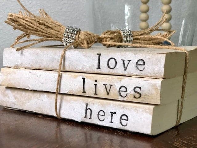 DIY Decorative Books with Homemade Tassels