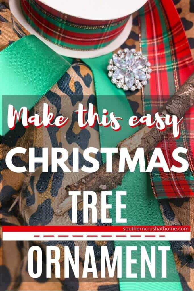 How to Make a Scrap Fabric Tree Ornament for the Holidays