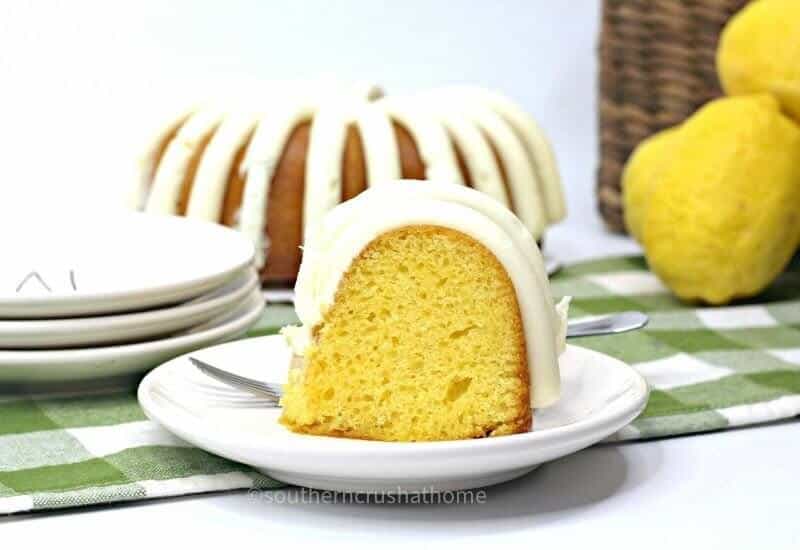 Lemon Cream Cheese Bundt Cake (Lemon Cream Cheese Frosting)
