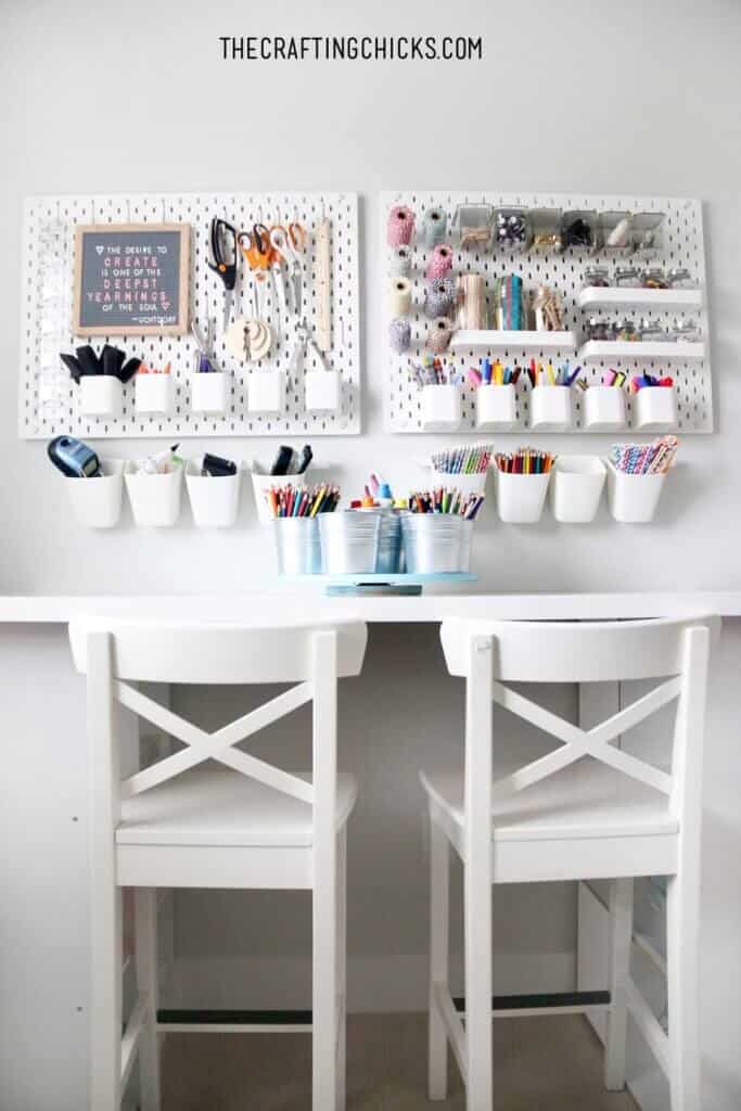 Fun and Fabulous Craft Room Organizational Hacks & Ideas - The Cottage  Market