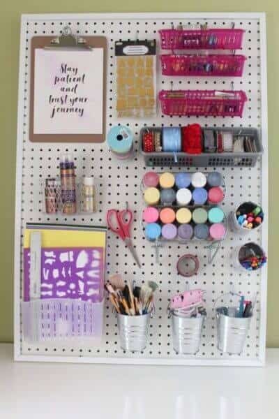 21 Craft Organization Ideas on a Budget - Southern Crush at Home