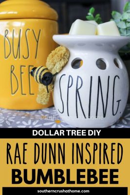 Rae Dunn Inspired Bumblebee DIY Using Loopy Yarn