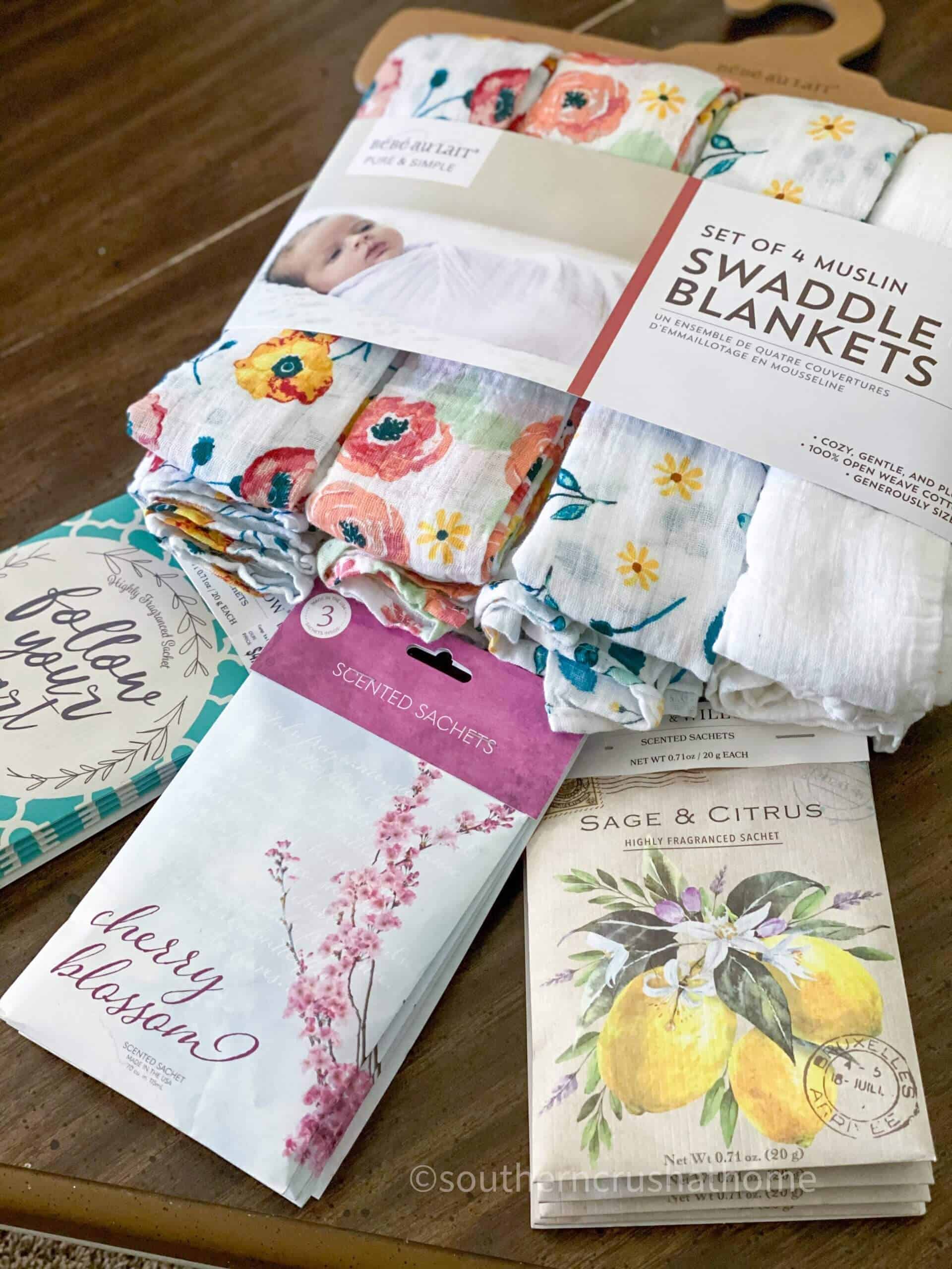 How To Make Pretty Scented Sachets (using Swaddle Blankets)