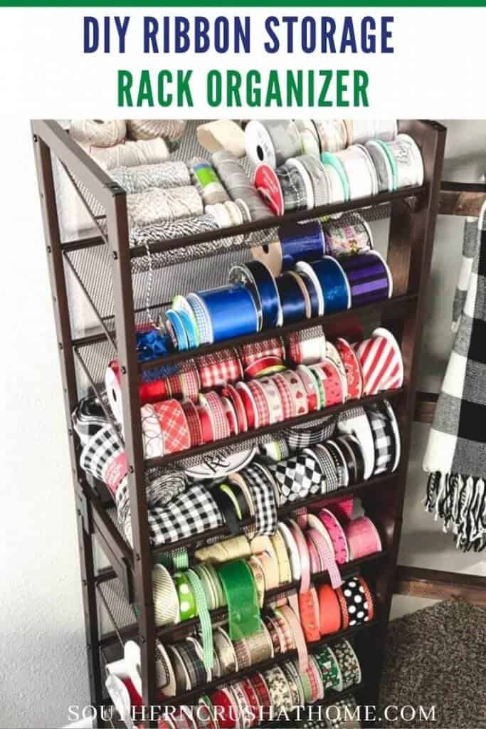 Small Craft Table Craft Organizers And Storage Poly Mesh Ribbon