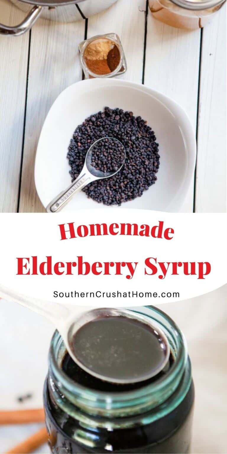 How to Make Homemade Elderberry Syrup - Southern Crush at Home