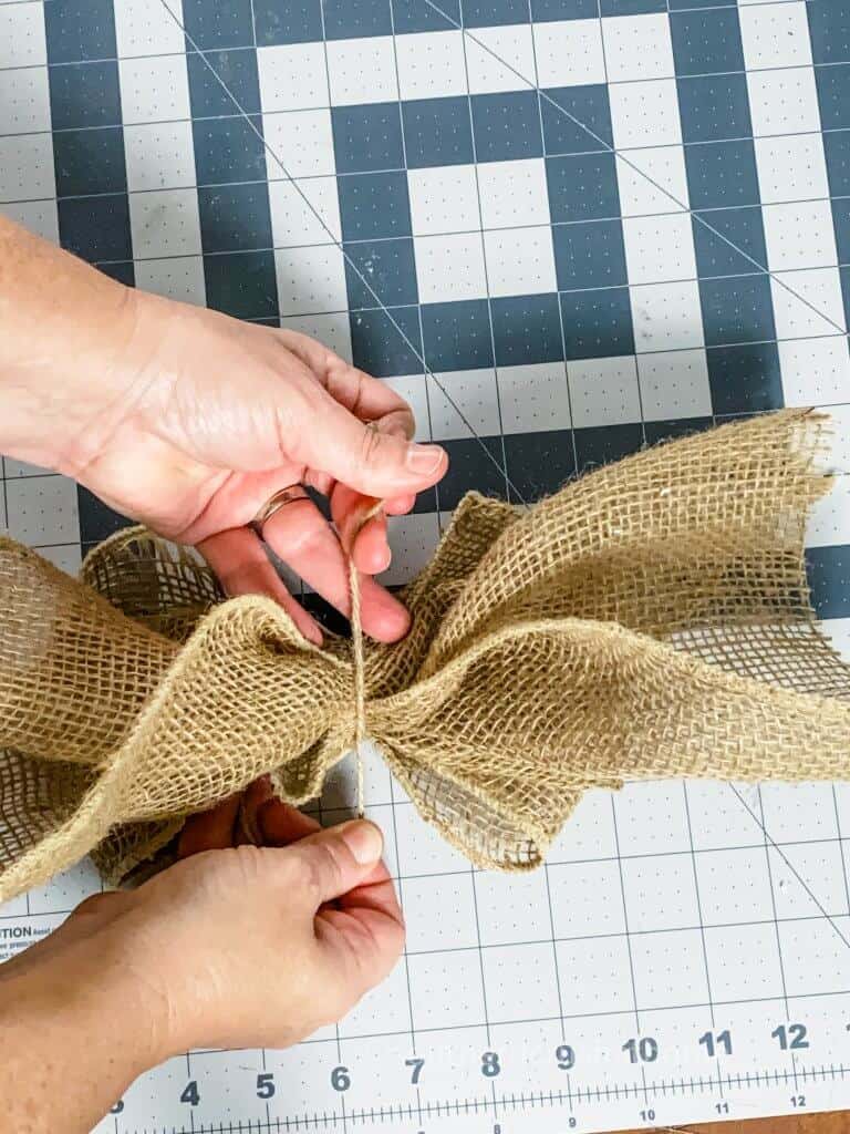 How To Make A Burlap Bow In Just Minutes! 