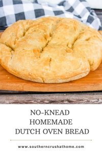 Homemade Bread (Easy Dutch Oven Bread Recipe)