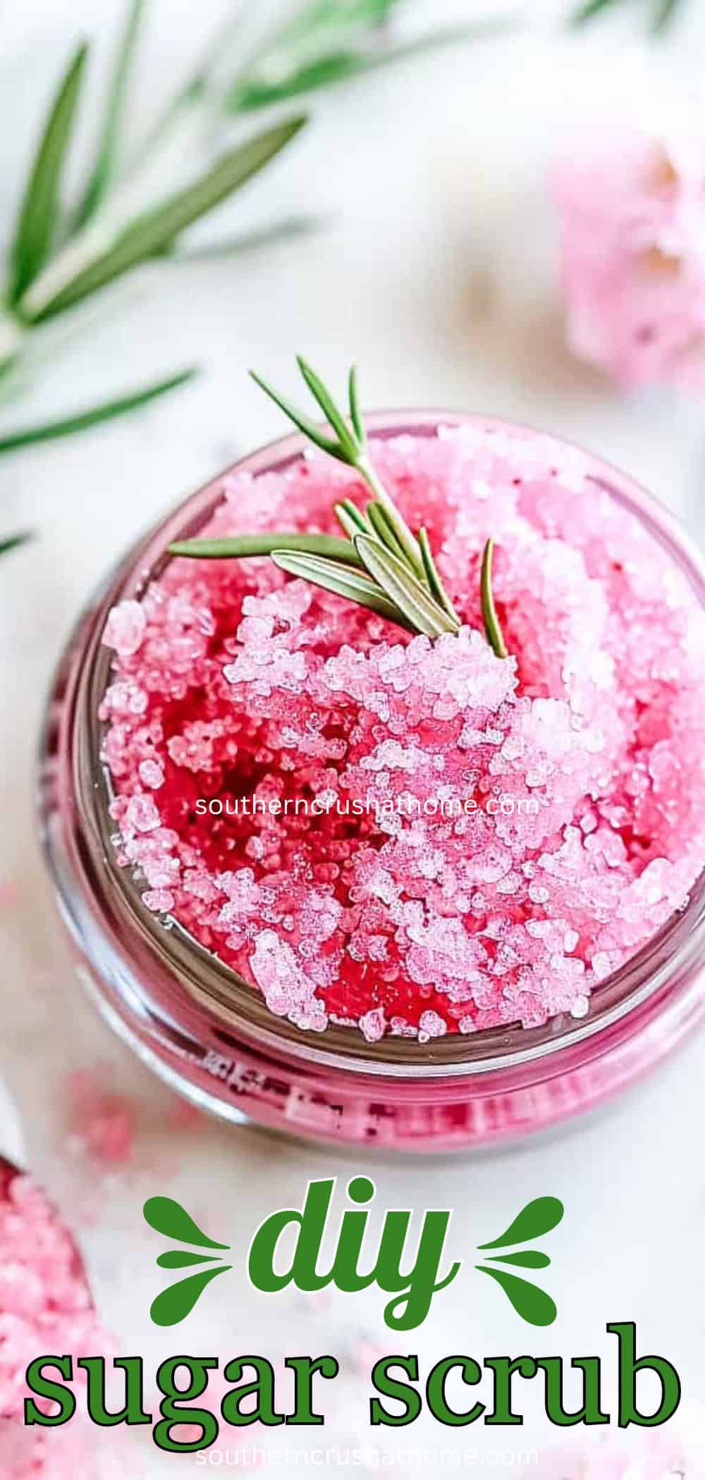 DIY sugar scrub PIN