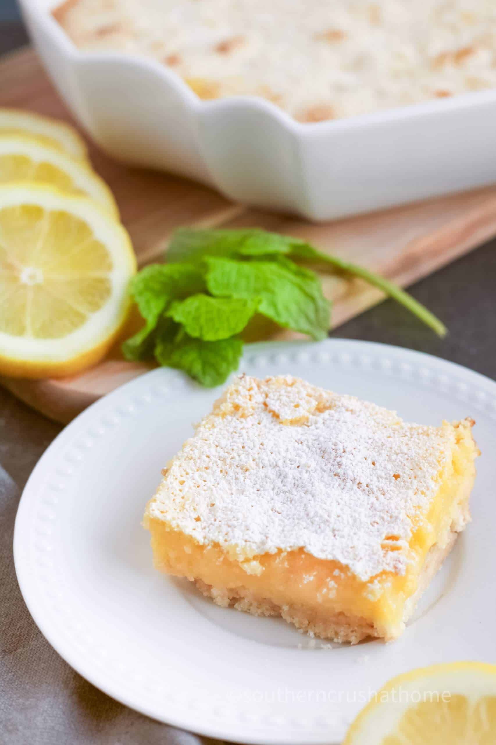 Easy Recipe for Lemon Bars - Southern Crush at Home