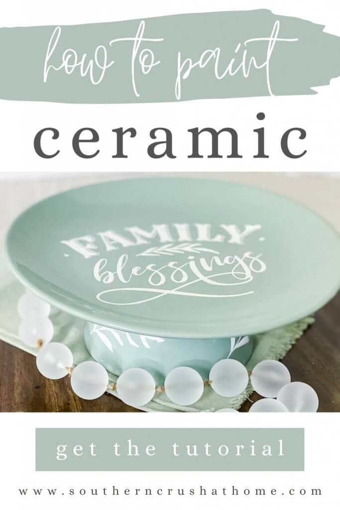 How to Paint Ceramic  Easy Step-by-Step Tutorial with No-Bake Ceramic  Paint - Southern Crush at Home