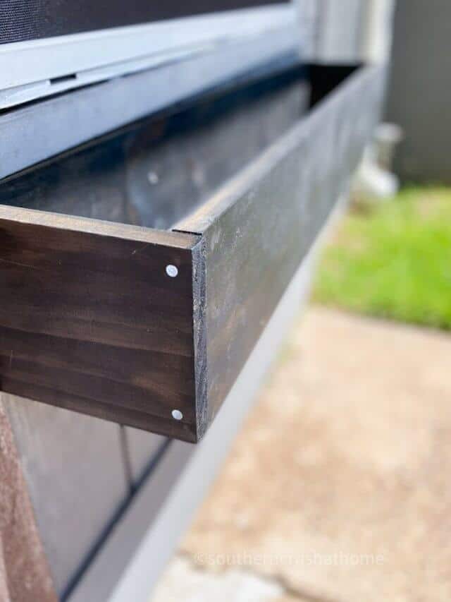 How to Make a DIY Window Planter Box (the Inexpensive Way)