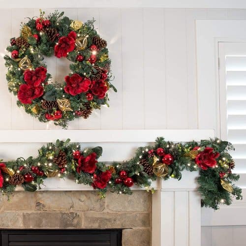 21 Best Artificial Christmas Garlands - Southern Crush at Home