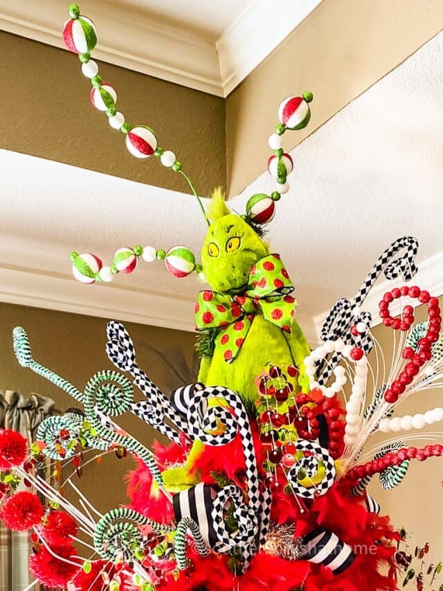 Grinch Christmas Tree (and Grinch Tree Topper) - Southern Crush At Home