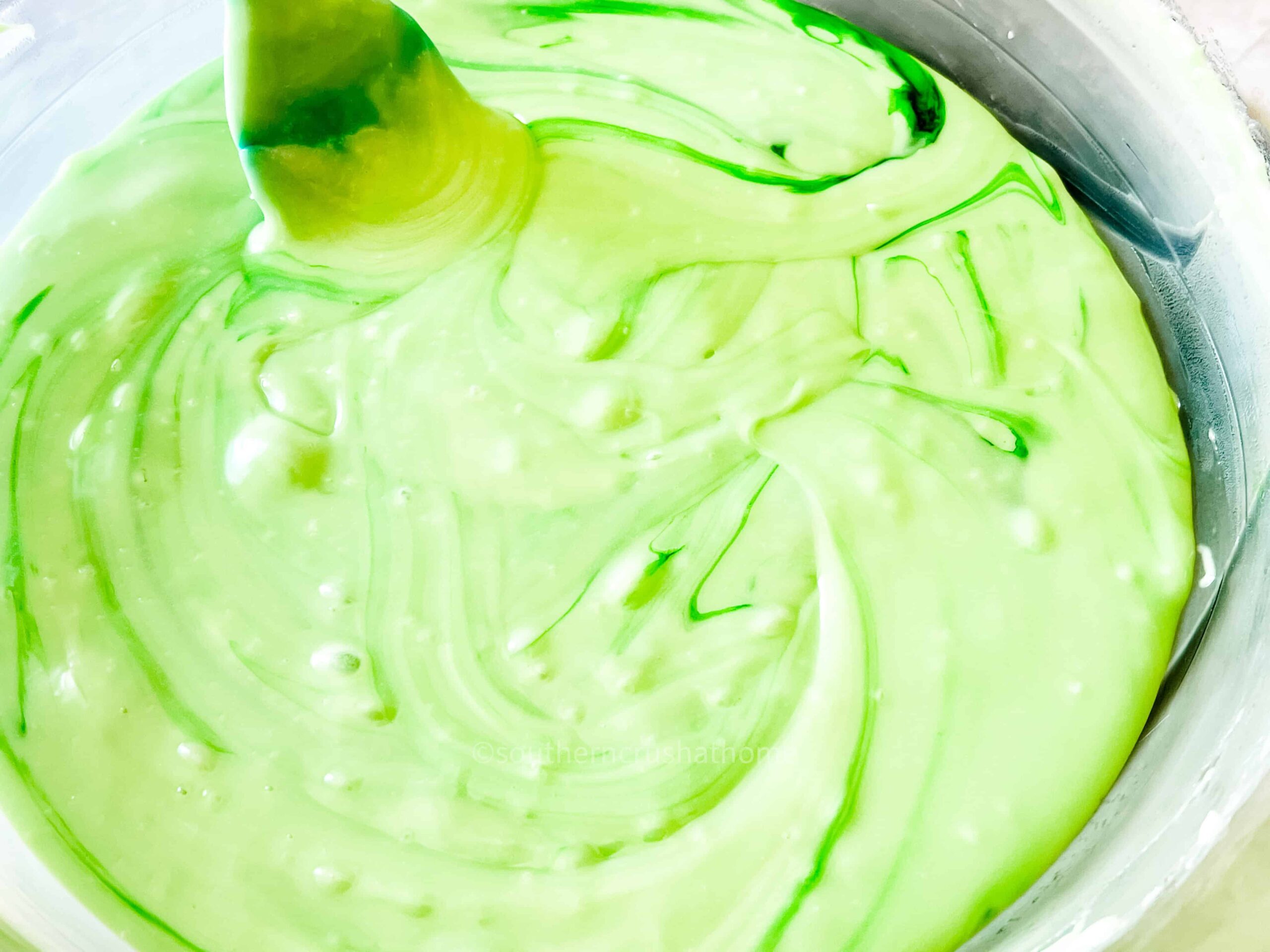 melted grinch fudge