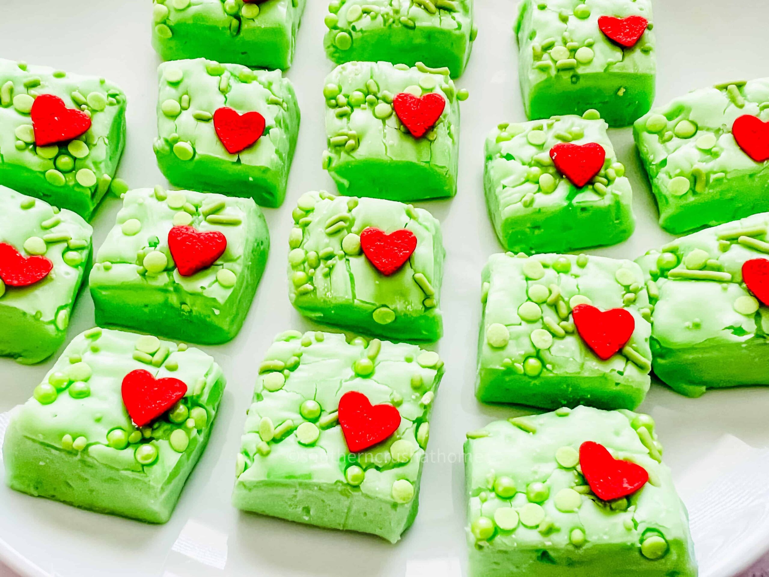 Grinch fudge