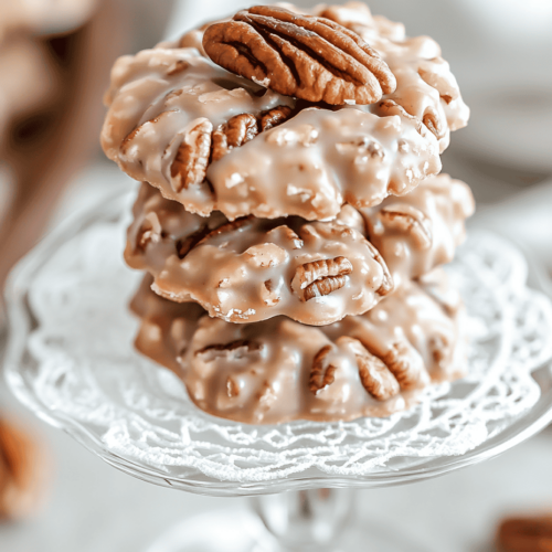 pecan pralines stack