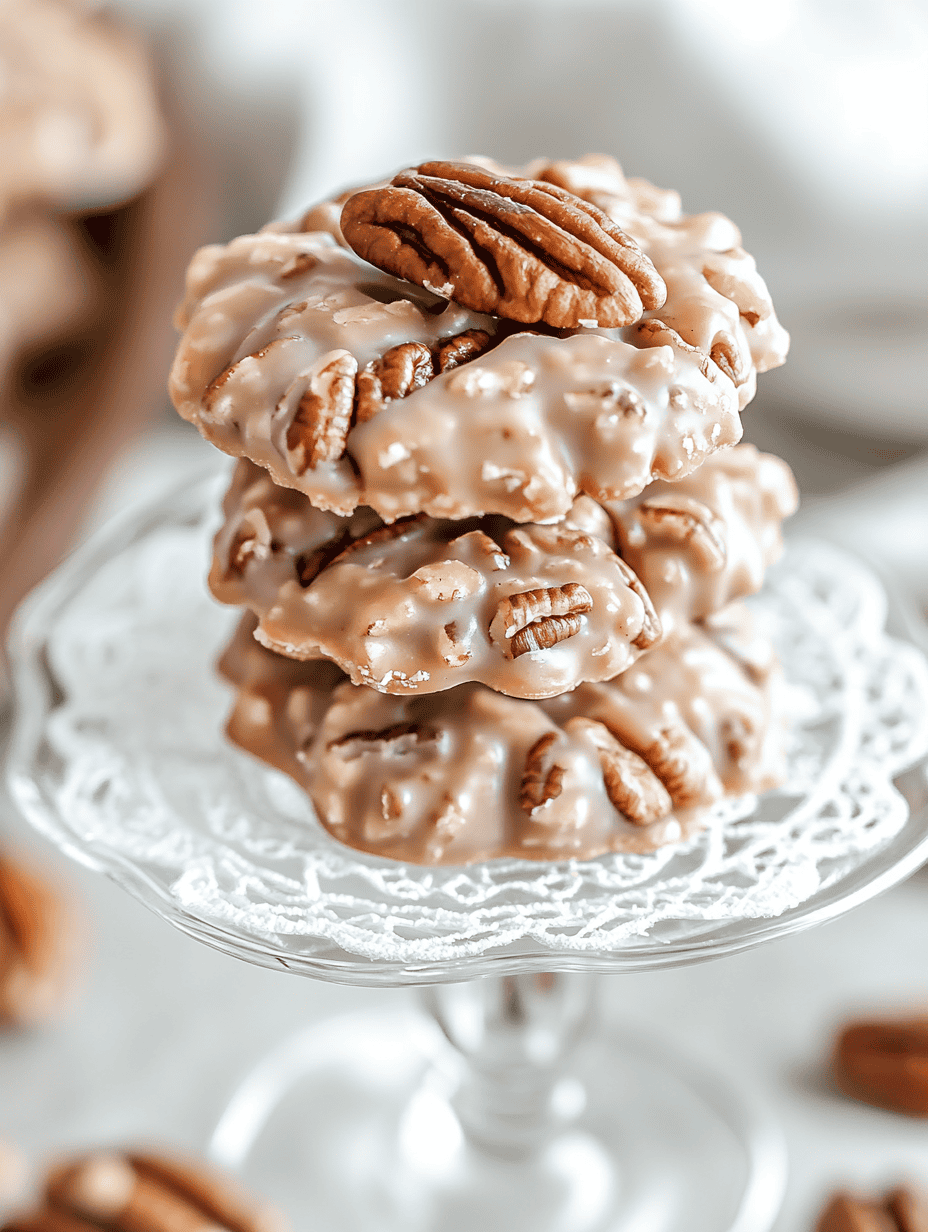 pecan pralines stack