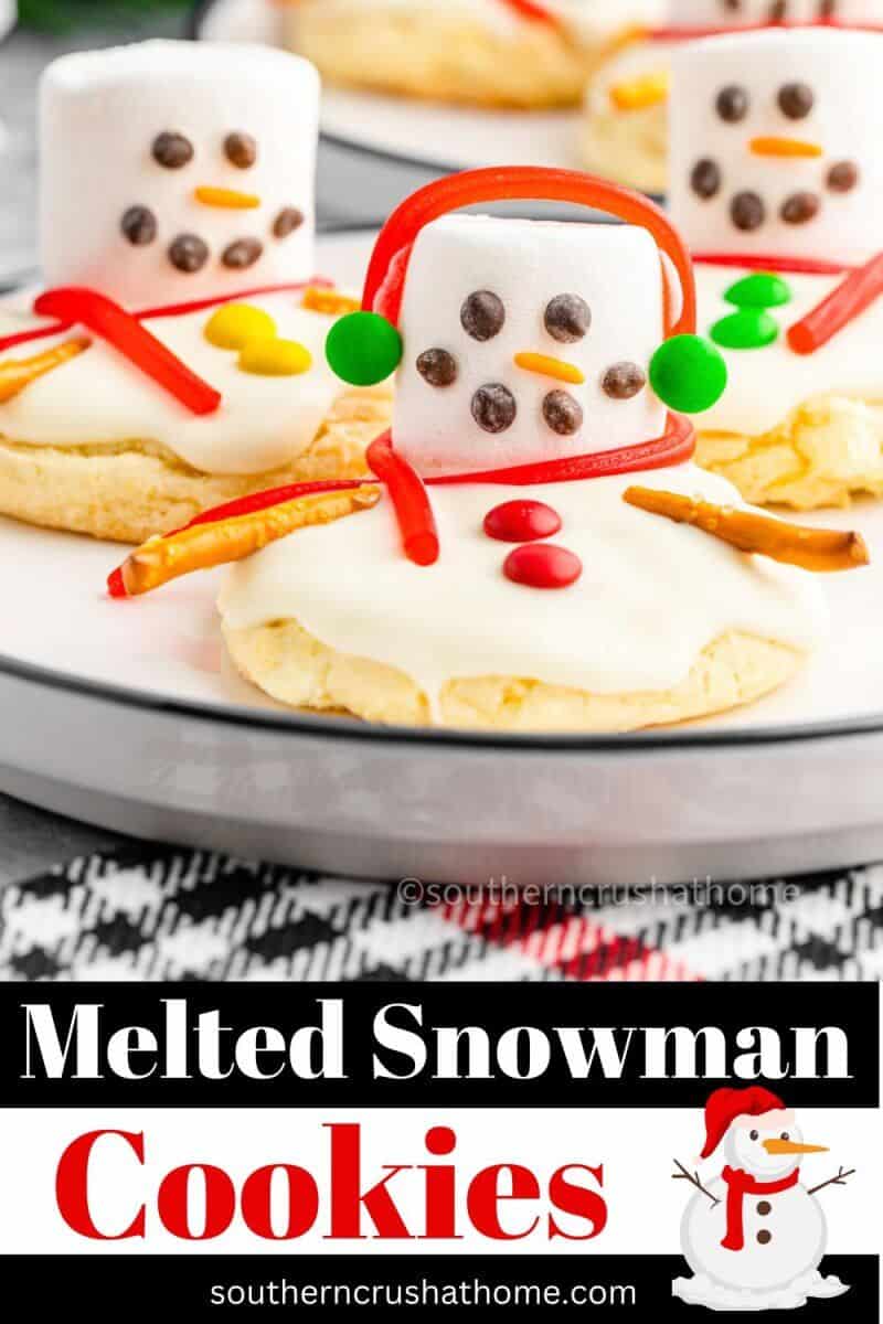 MELTING SNOWMAN FUDGE --fun, easy holiday dessert idea