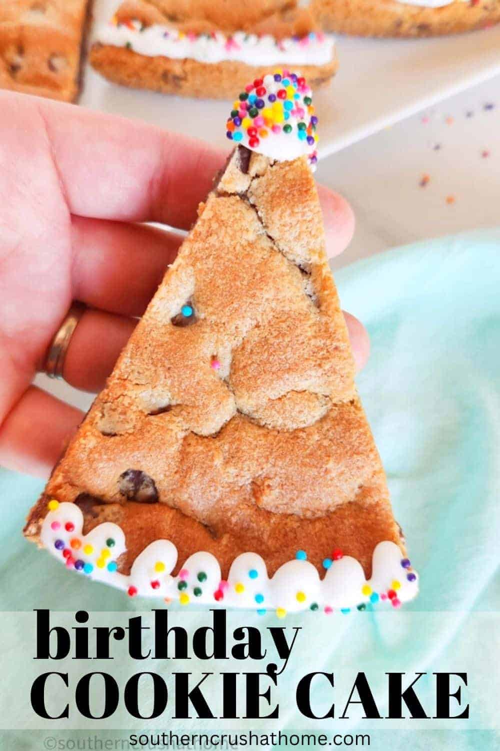 Happy Birthday Cookie Cake - Wonderland Bakery