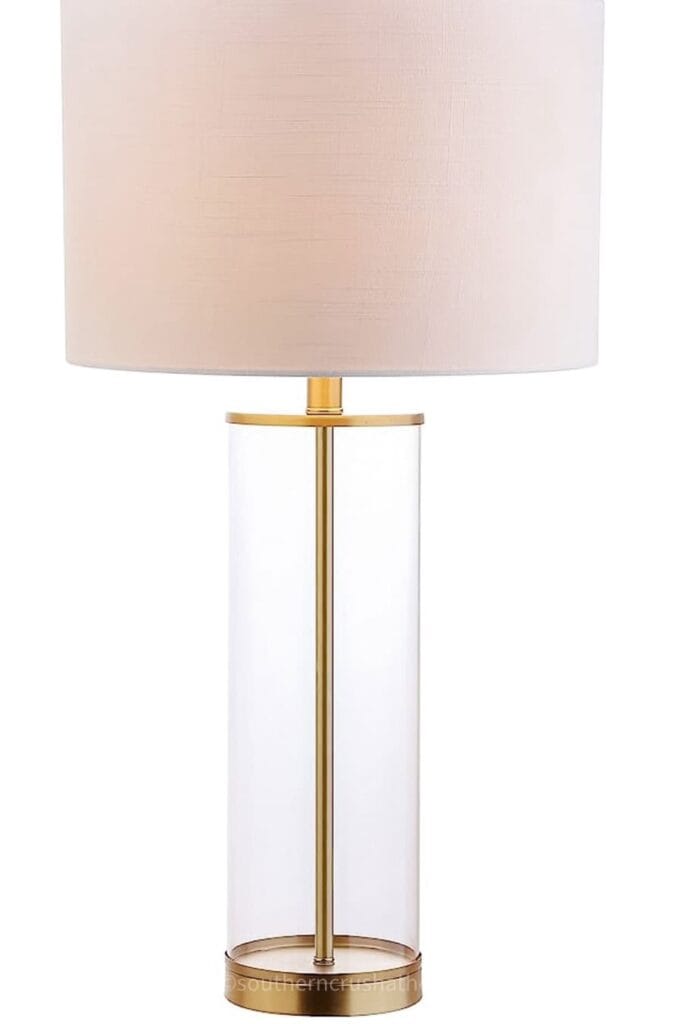 fillable glass lamp