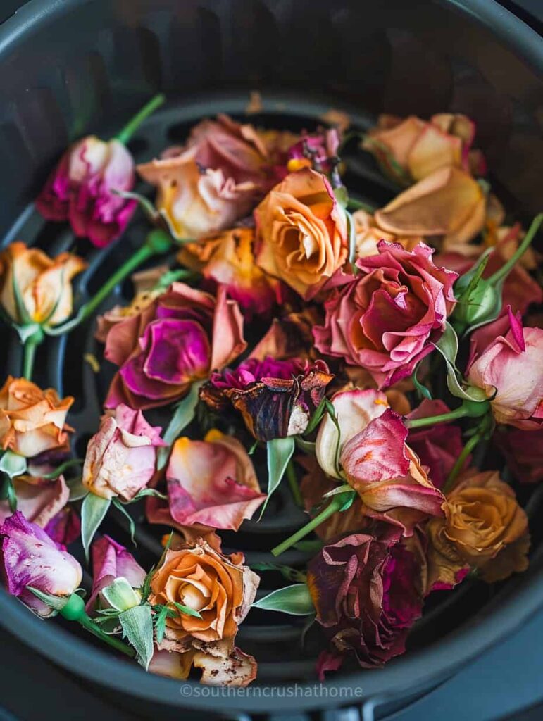 Preserved Flowers using Air Fryer