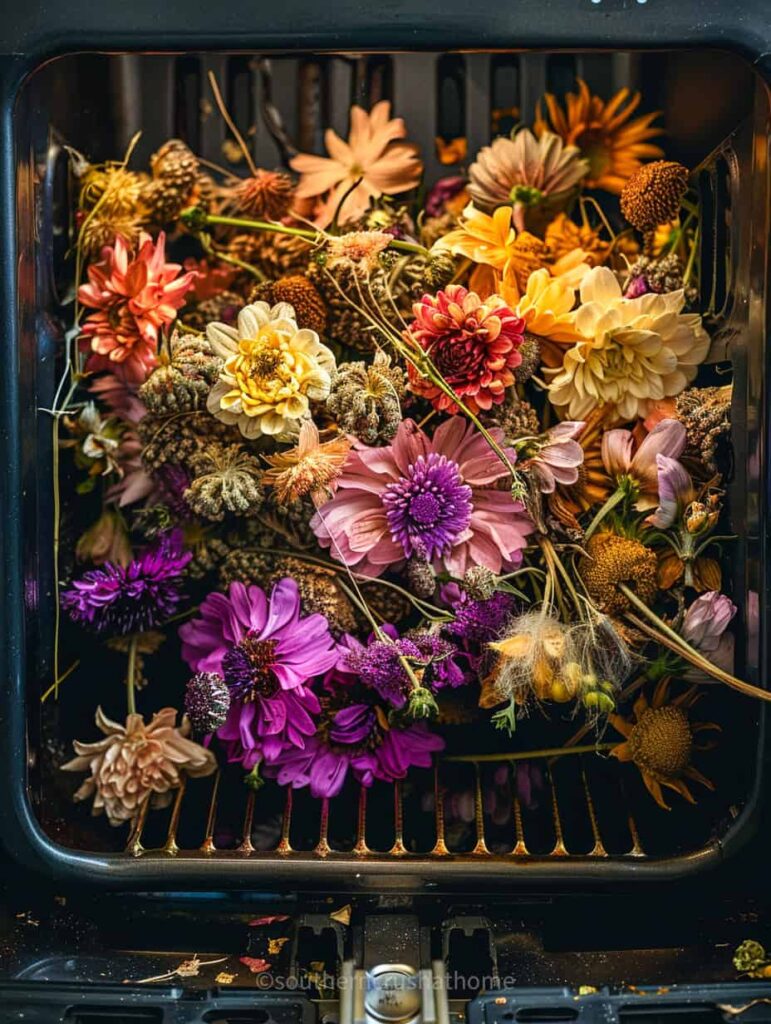 Preserved Flowers using Air Fryer