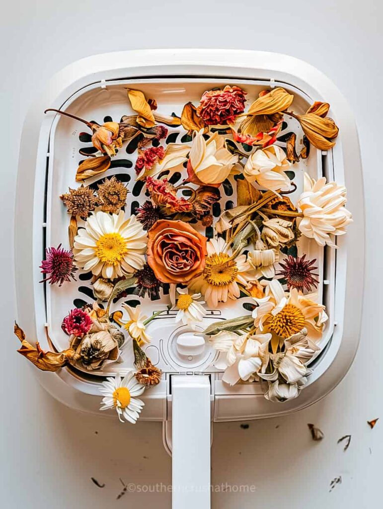 Preserved Flowers using Air Fryer