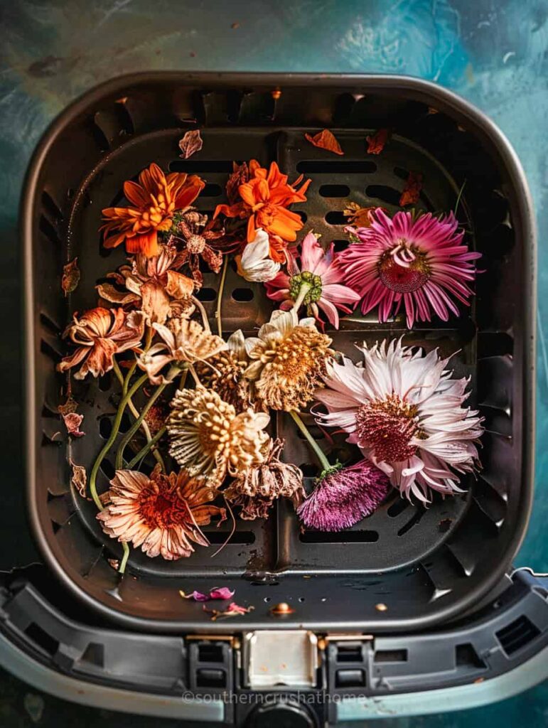 Preserved Flowers using Air Fryer