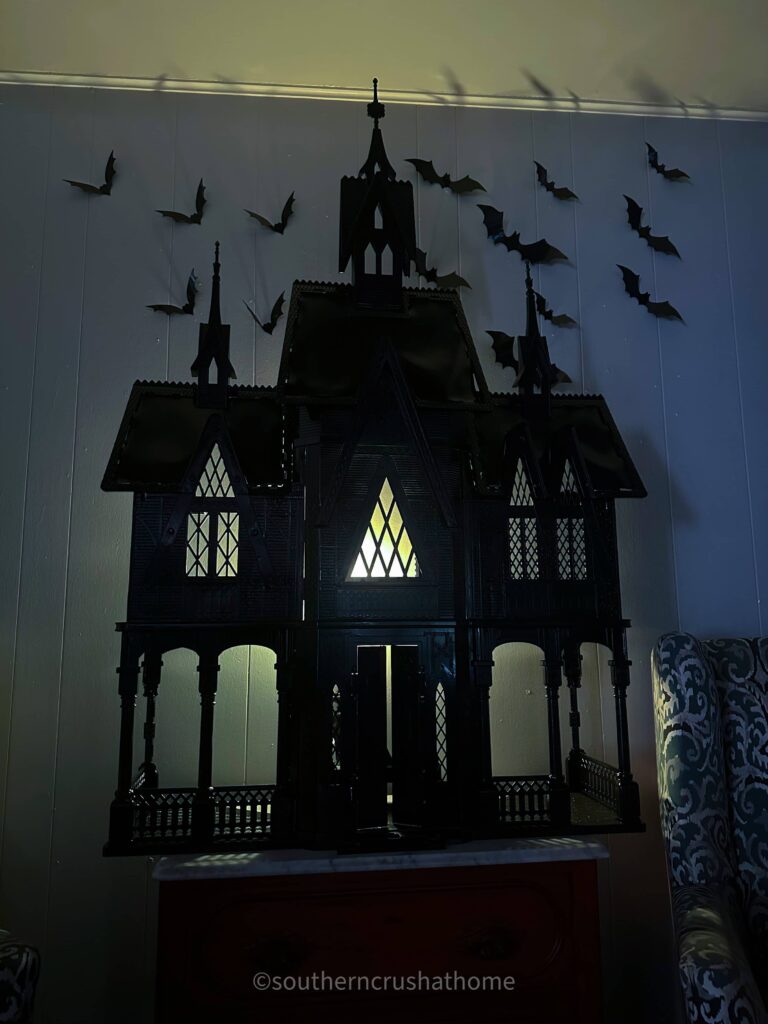 lighted frozen castle haunted doll house