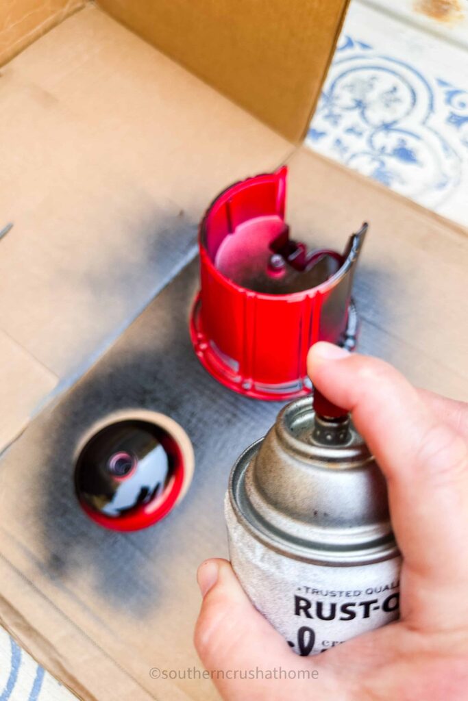 spray painting gumball machine