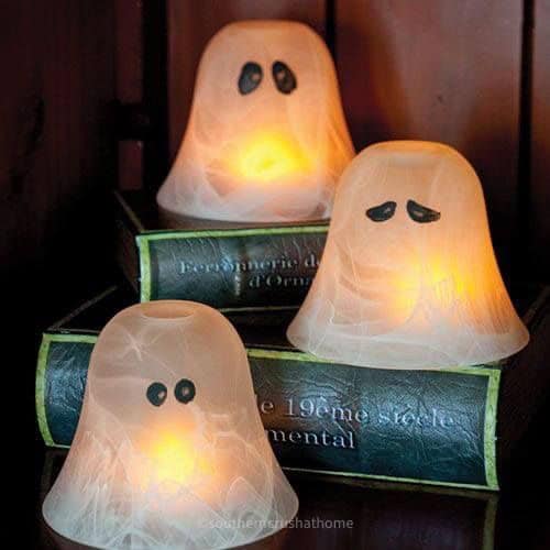 Halloween Ghost Lights trio