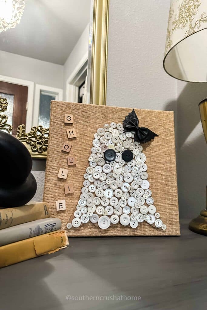 Halloween Ghost with Buttons