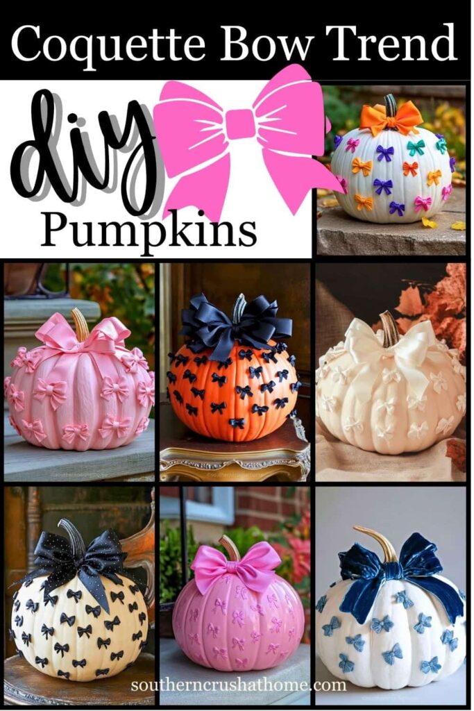 Coquette Bow Trend Pumpkin PIN