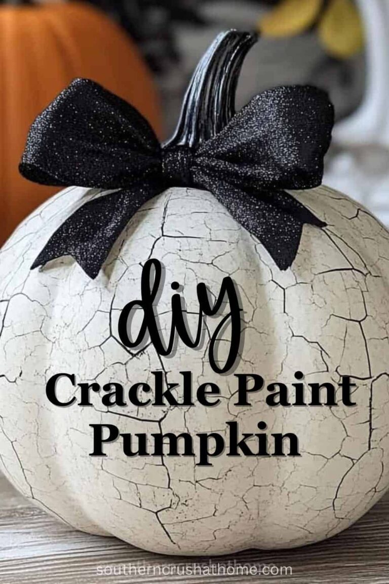 Crackle Paint Pumpkin PIN