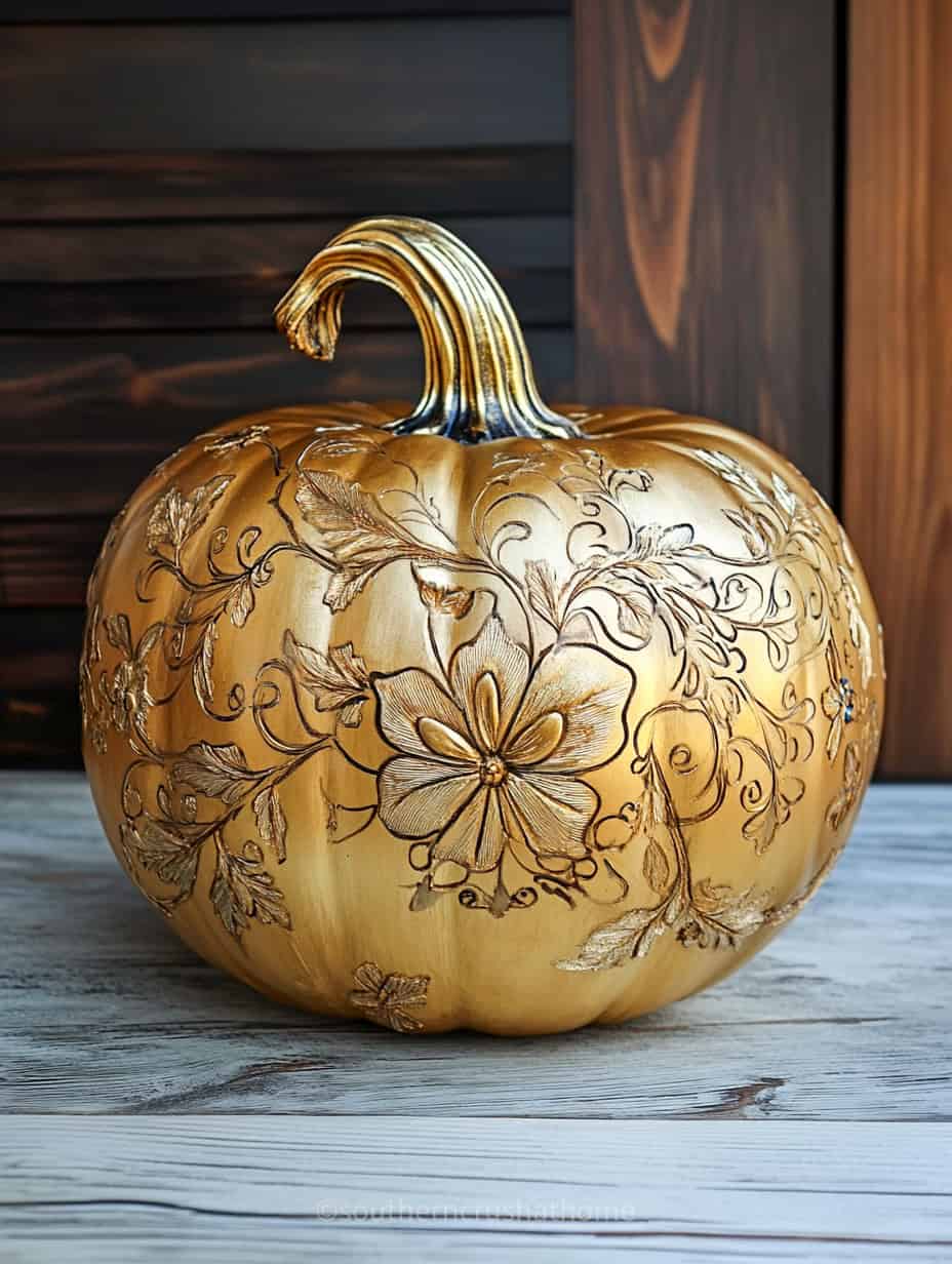 gold pumpkin