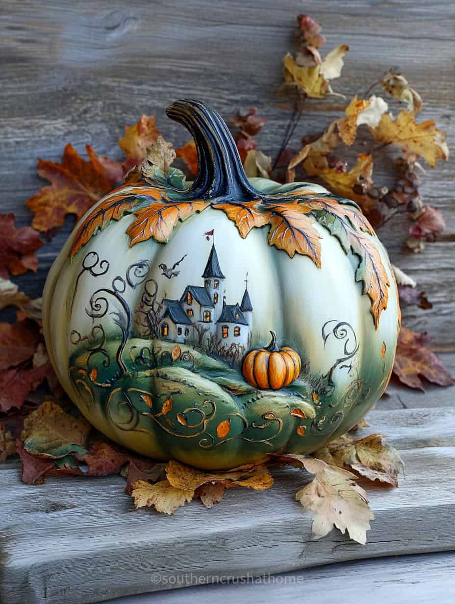 spooky halloween pumpkin