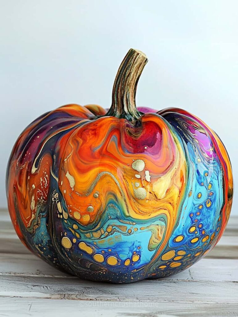 multi color pumpkin