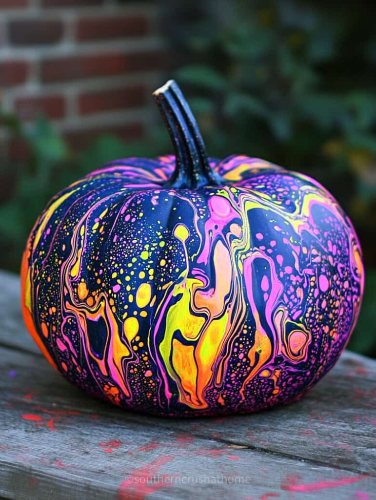 neon pumpkin