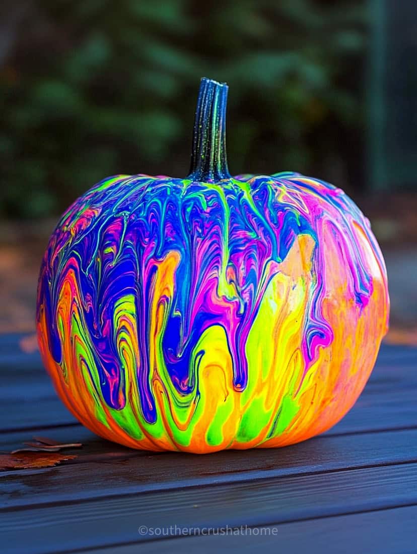 neon pumpkin