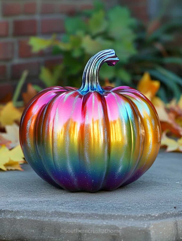 rainbow pumpkin