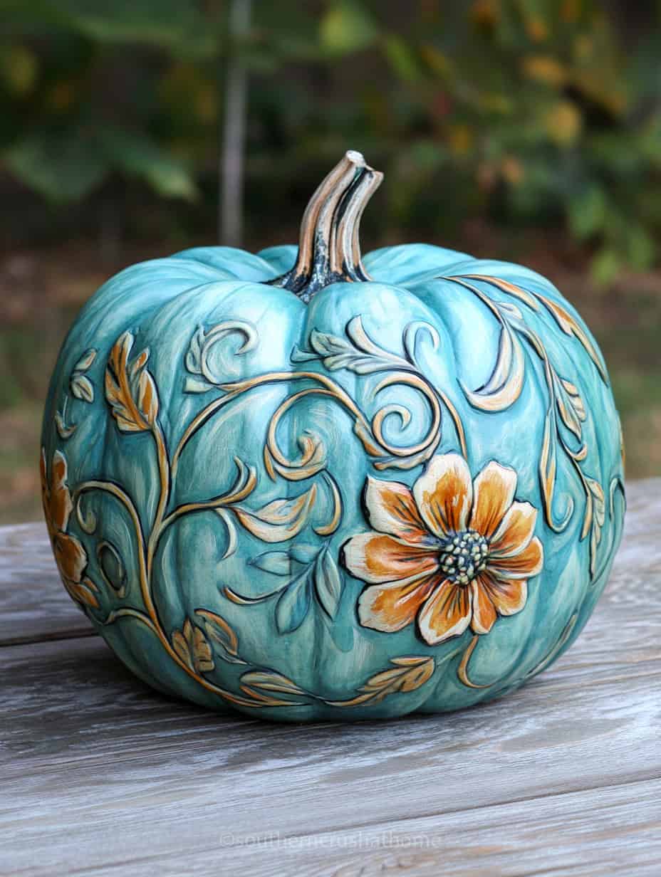 turquoise pumpkin