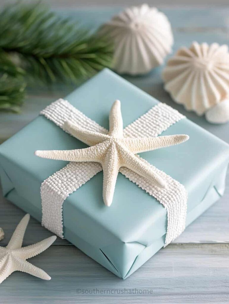 coastal gift wrap