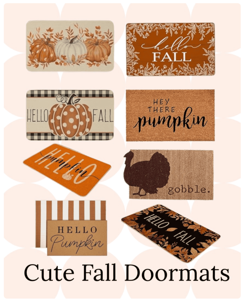 Cute Fall Doormats