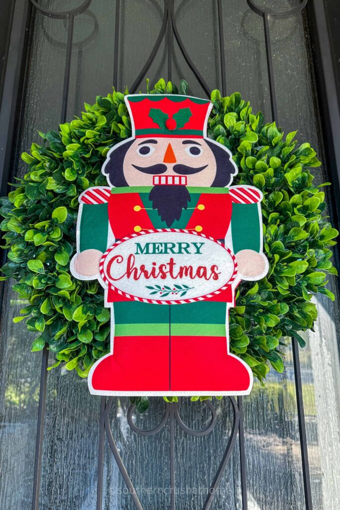 dollar general nutcracker door hanger