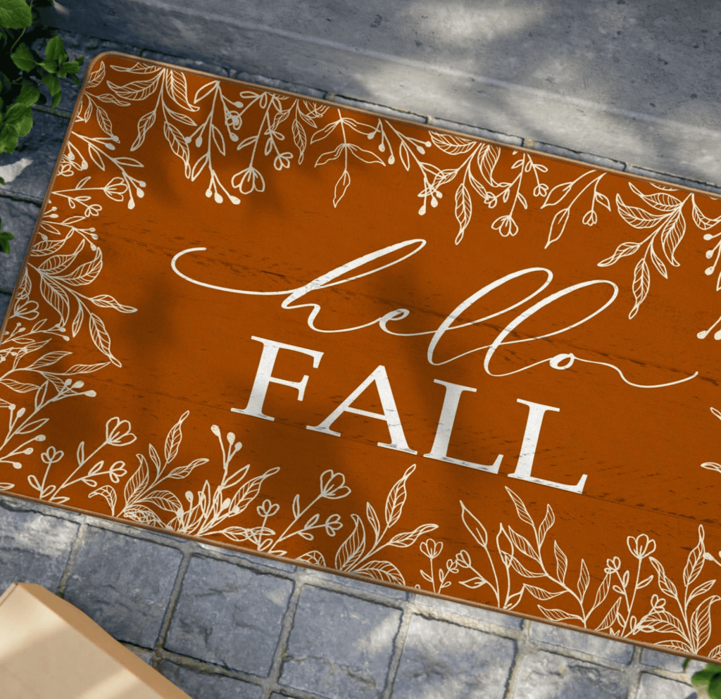 hello fall doormat