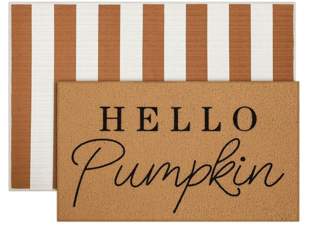 hello pumpkin doormat