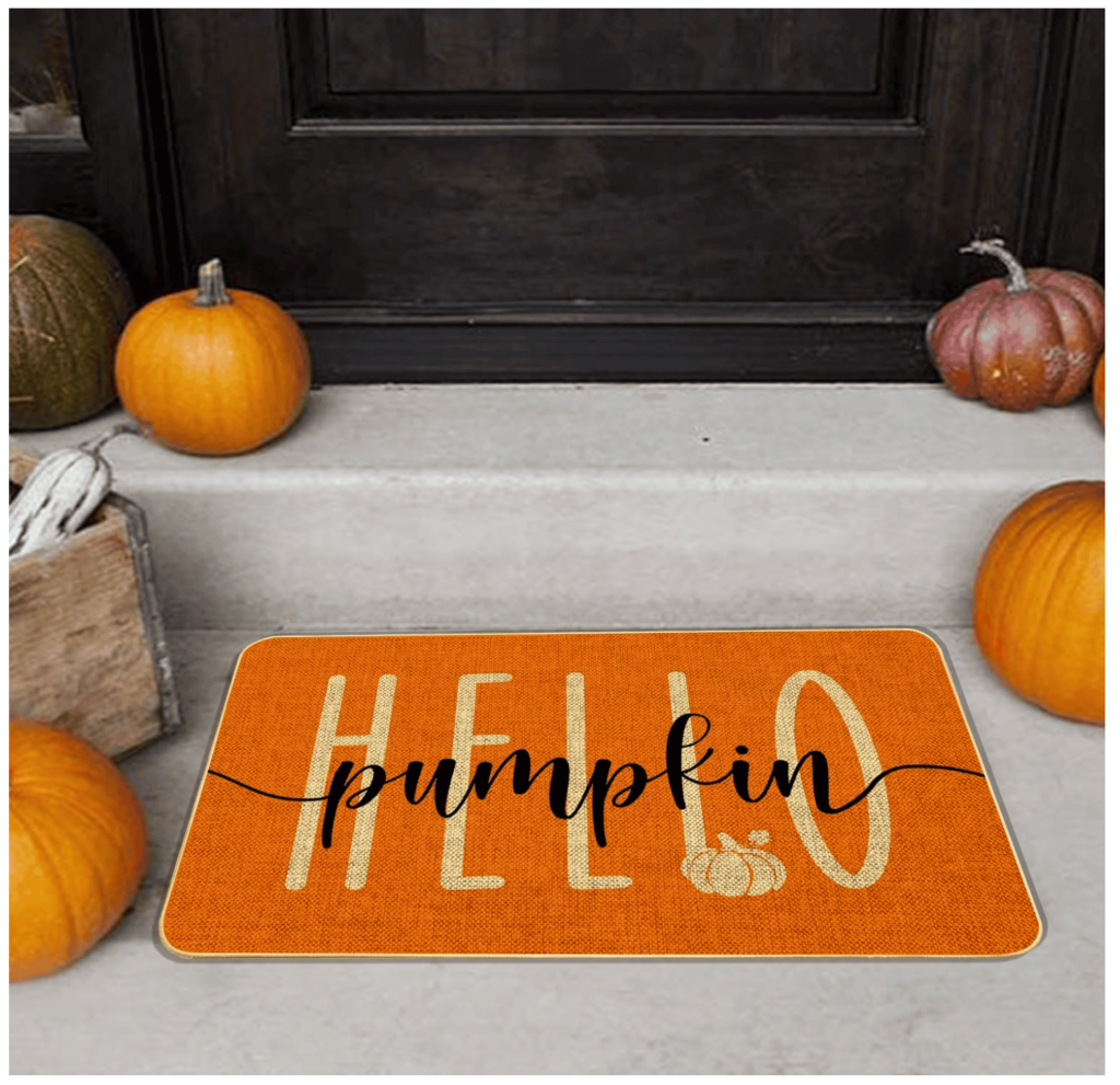 hello pumpkin doormat