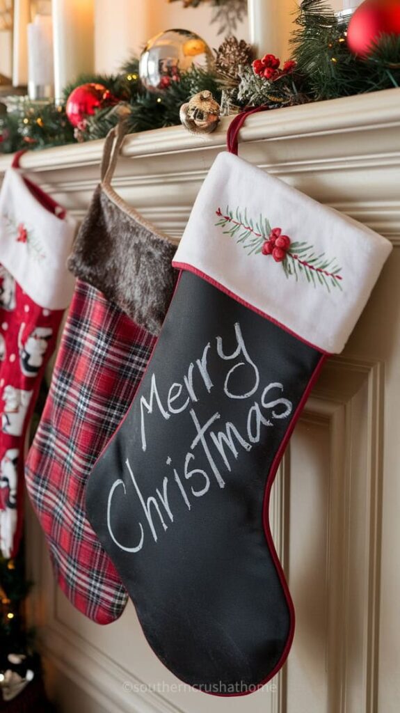 chalkboard stocking